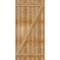 Ekena Millwork Joined Board-n-Batten Shutters w/Z-Bar, Rough Sawn Western Red Cedar, 32 1/4W x 66H, PR RBJ06Z32X066RWR - alternate 4